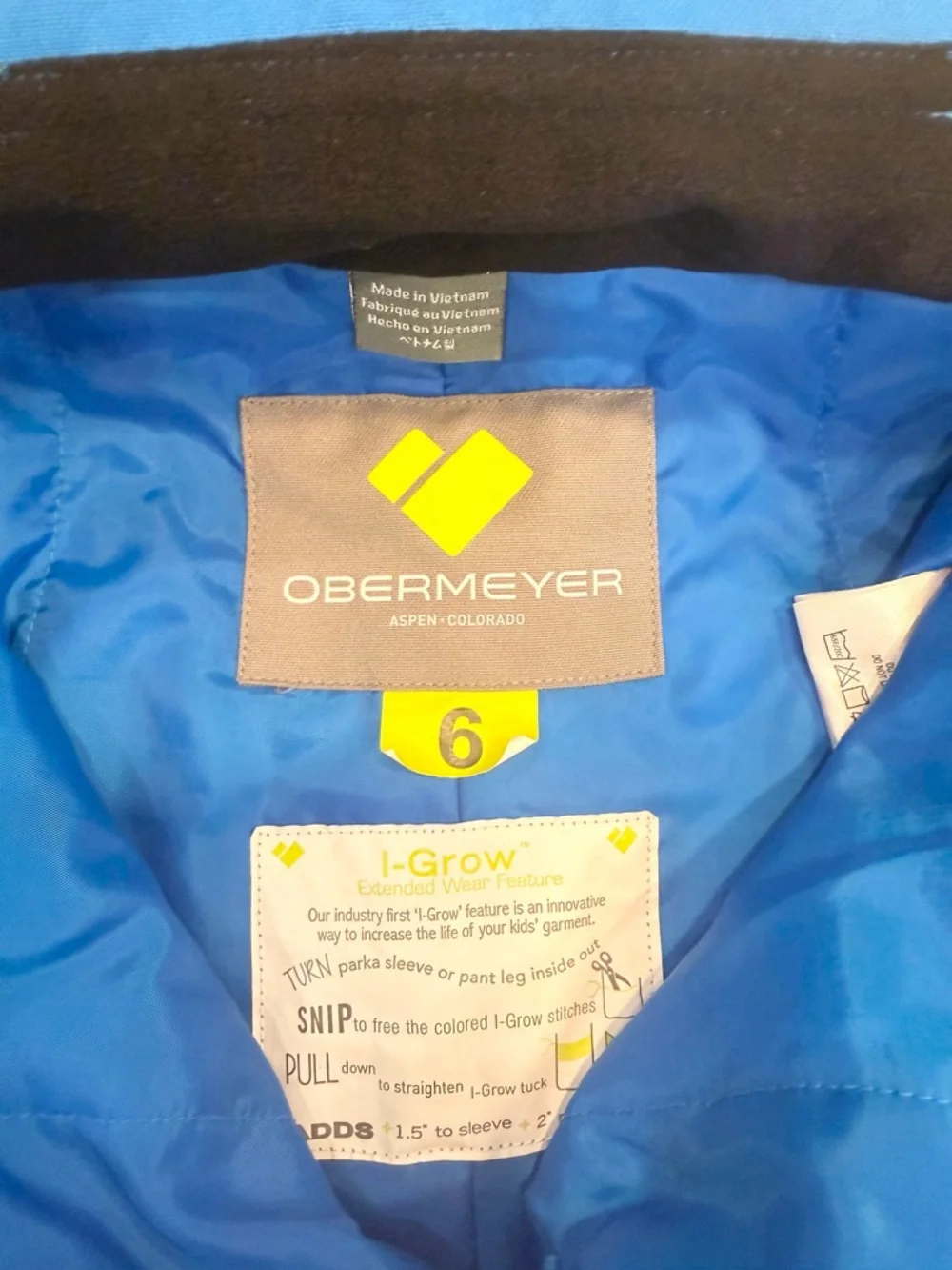 Obermeyer Toddler Boys Volt Bib Overalls: Cosmic Blue; Size: 6